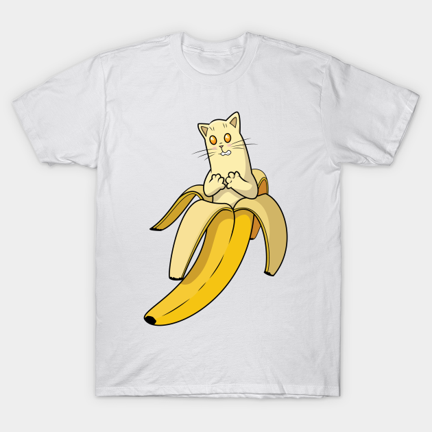 Banana Cat Banana TShirt TeePublic